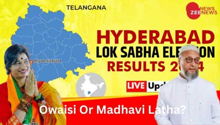 Hyderabad Lok Sabha Election Results 2024 Live Updates: Asaduddin Owaisi Set To Win Against Madhavi Latha