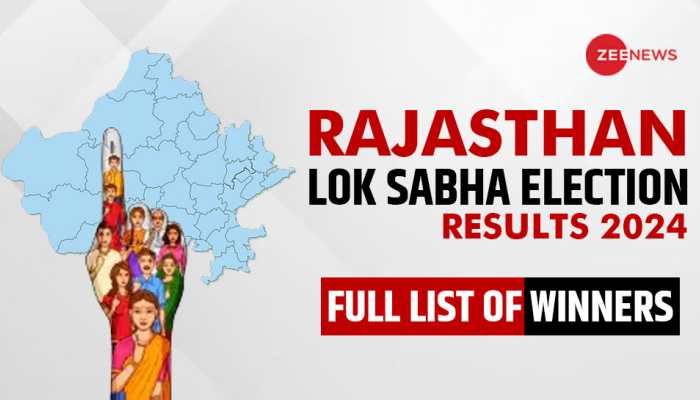 Rajasthan Lok Sabha Elections Results 2024: Check Constituency Wise Full List of Winners Candidate Name, Total Vote Margin and more