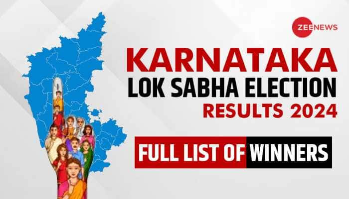  Karnataka Election Results 2024: Check Full List of Winners Candidate Name, Total Vote Margin