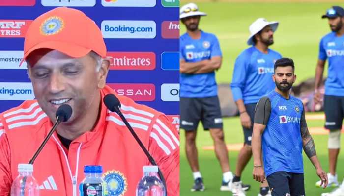 Rahul Dravid Takes Cheeky Dig At ICC Over T20 World Cup Facilities: 'Strange To Be Practicing In A Public Park' Rahul Dravid Takes Cheeky Dig At ICC Over T20 World Cup Facilities: 'Strange To Be Practicing In A Public Park'