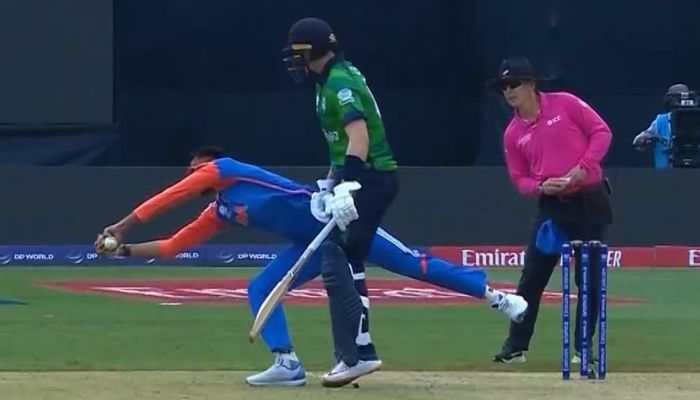 Watch: Axar Patel's Jaw-Dropping Catch vs Ireland Goes Viral Watch: Axar Patel's Jaw-Dropping Catch vs Ireland Goes Viral