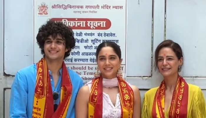 Sharvari, Mona Singh Pray At Siddhivinayak Temple Ahead Of 'Munjya' Release