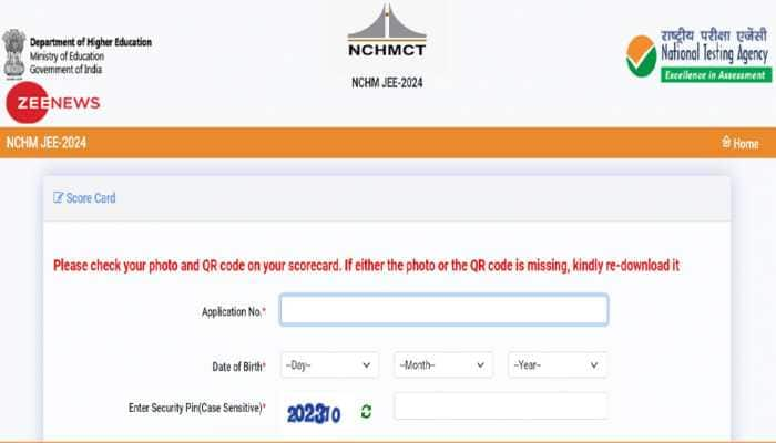 NCHM JEE Result 2024 Declared At exams.nta.ac.in- Check Direct Link, Steps To Download Here