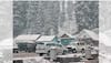 Fresh Snowfall In Higher Reaches of Kashmir Valley Brings February Chill In June