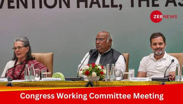 Congress Working Committee Meets To Devise Post-Election Strategy 