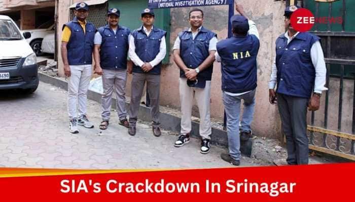 SIA Conducts Raid In Srinagar&#039;s Nawa-bazar Area In Connection With Killing Of Four JKP Cops 