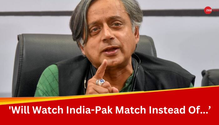 Shashi Tharoor Chooses Cricket Over Politics: &#039;Will Watch India-Pakistan Match Instead Of...&#039; - WATCH