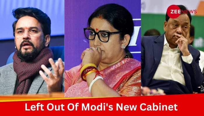 Anurag Thakur To Smriti Irani: 10 Key Ministers From Modi 2.0 Left Out Of BJP-Led NDA Cabinet In 2024