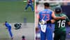 WATCH: Mohammad Rizwan Screams In Pain As Mohammed Siraj Hits Him With An Aggressive Throw