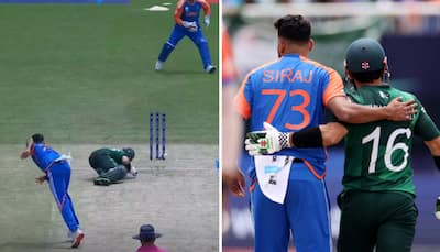 WATCH: Mohammad Rizwan Screams In Pain As Mohammed Siraj Hits Him With An Aggressive Throw