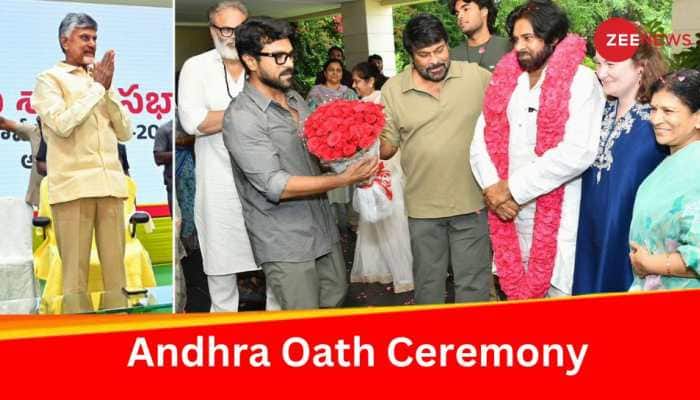 Star-Studded Oath Ceremony For Chandrababu Naidu, Pawan Kalyan In Andhra Pradesh: Check Who All Attend The Event