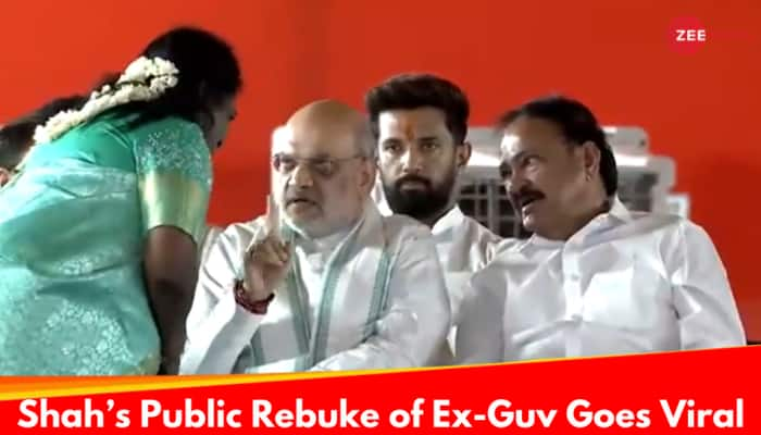 Shah’s On-Stage Rebuke Of Ex-Guv Tamilisai Soundararajan Goes Viral, Video Sparks Rumours Of Rift In Tamil Nadu BJP