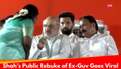 Shah’s On-Stage Rebuke Of Ex-Guv Tamilisai Soundararajan Goes Viral, Video Sparks Rumours Of Rift In Tamil Nadu BJP