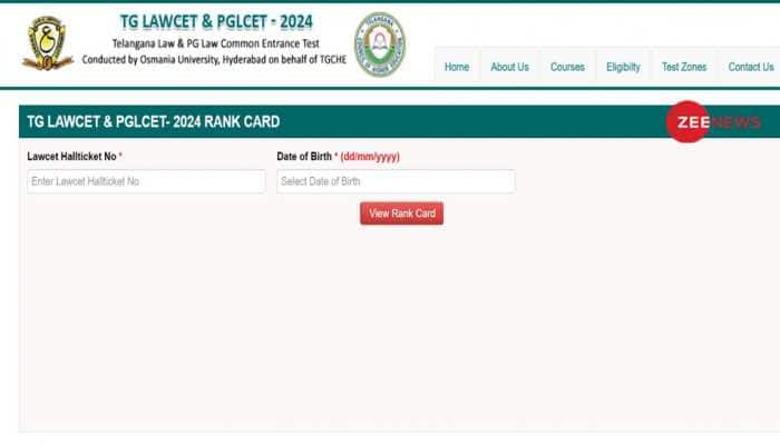 TS LAWCET, PGLCET Result 2024 Declared At lawcet.tsche.ac.in- Check Direct Link, Steps To Download Here