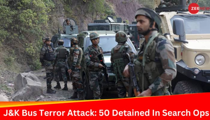 J&amp;K Bus Terror Attack: 50 Held As Police Expand Search To Old Terrorist Hotbeds In Reasi