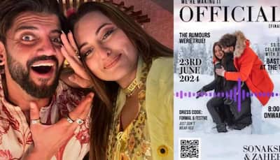 Sonakshi Sinha and Zaheer Iqbal Confirm Wedding via Leaked Audio Invite