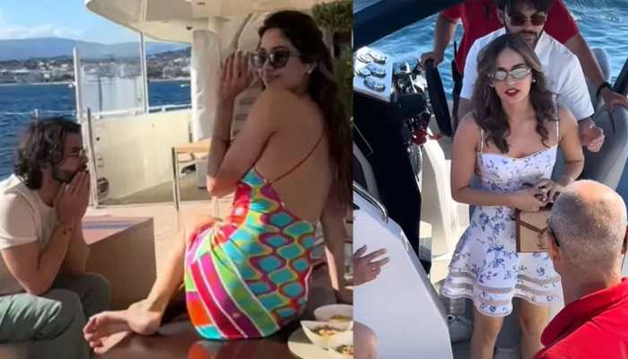 Inside Janhvi Kapoor's Sea Trip With Boyfriend Shikhar Pahariya, BFF Orry &amp; New Gang Member Manushi Chhillar - Watch