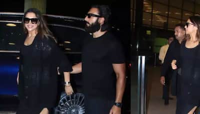 Parents-To-Be Deepika Padukone, Ranveer Singh Spotted At Mumbai Airport In Stylish Black Outfits 