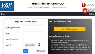 JoSAA Counselling 2024: Round 1 Seat Allotment Result Released At josaa.nic.in- Check Steps To Download Here