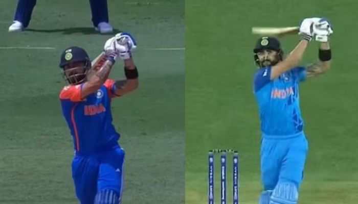 Virat Kohli Recreates &#039;Shot Of The Century&#039; Vs Afghanistan In T20 World Cup 2024 Super 8 Game, Video Goes Viral - Watch