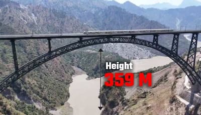Watch: First Train Crossing World’s Highest Railway Bridge In Jammu & Kashmir