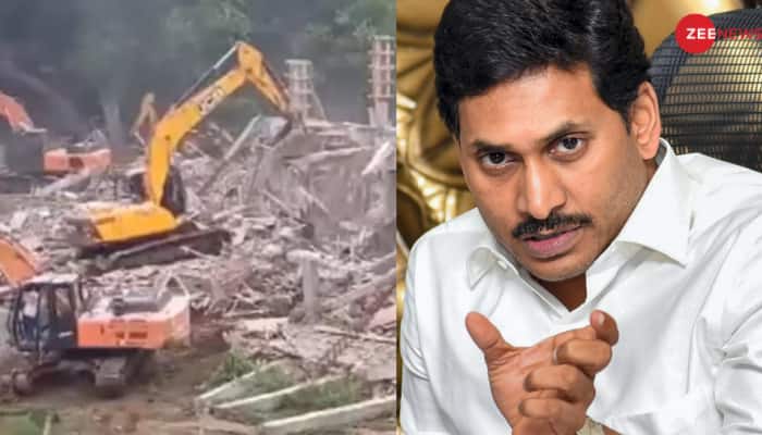 TDP-Led Andhra Govt Demolishes YSRCP Headquarters, Ex-CM Jagan Calls It &#039;Naidu&#039;s Vendetta Politics&#039;