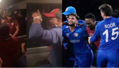 Afghanistan Players Celebrate DJ Bravo Style, Dance To 'Champion' Song After Historic Win Against Australia In T20 WC 2024- WATCH