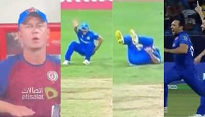 Afghanistan's Gulbadin Naib's 'Oscar-Winning Cramp Act' In T20 WC Match Against Bangladesh Goes Viral, Netizens React- WATCH