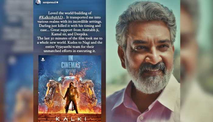 Rajamouli Praises Prabhas-Starrer ‘Kalki 2898 AD’: 'It Transported Me Into Various Realms'