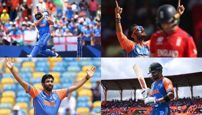 Top 10 Records Broken In Team India's Thumping Win Over England In T20 World Cup 2024 Semifinals - In Pics