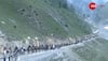 LG Manoj Sinha Flags Off First Batch Of Amarnath Pilgrims Amid Tight Security