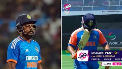 'Sanju Samson Can Do Way Better:' Rishabh Pant Trolled After Scoring Duck In T20 World Cup 2024 Final