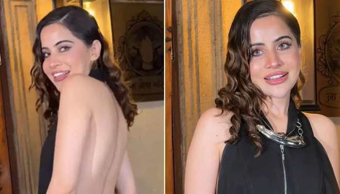 Viral Video: &#039;Tipsy&#039; Uorfi Javed Gets Papped In &#039;Drunken State&#039;, Flaunts Her &#039;Backless&#039; Black Dress - Watch