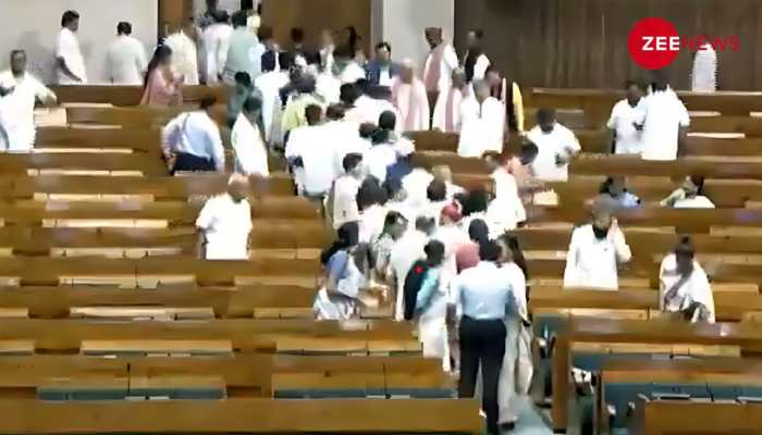 Opposition INDIA MPs Stage Walkout In Parliament Over NEET Irregularities