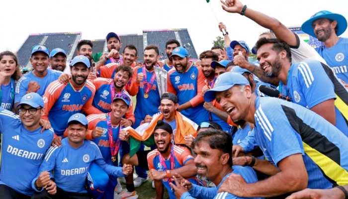 Rohit Sharma and Team India Touch Down In Delhi With World Cup, Receive Grand Welcome