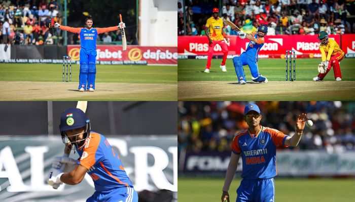 From Abhishek Sharma's Century To Rinku Singh's Blistering Knock: Top 10 Records Tumbled During India's 100-Run Win Over Zimbabwe In 2nd T20I