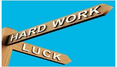 The Battle between Luck and Hard Work