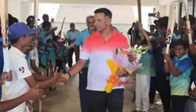 Watch: Rahul Dravid Receives Guard Of Honour, Asks Kids To Lower Their Bats; Video Goes Viral