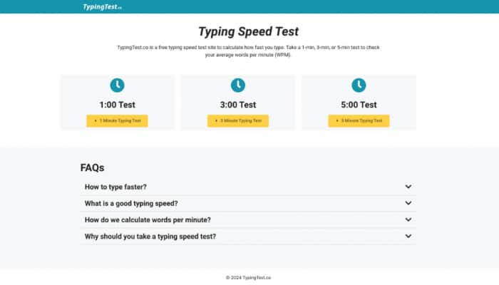 Best Typing Speed Test of 2024