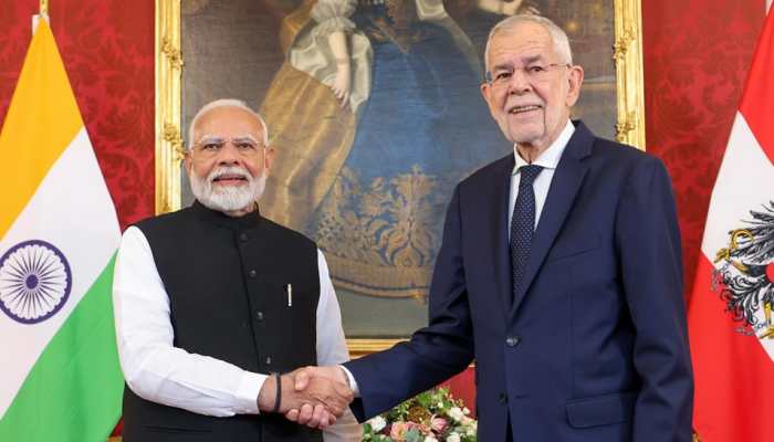 Vienna: PM Modi Calls On Austria President Alexander Van der Bellen