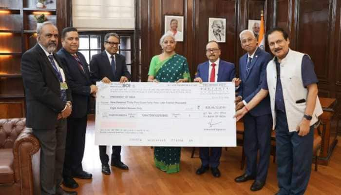 Bank of India Pays Rs 935.44 crore Dividend To Indian Government