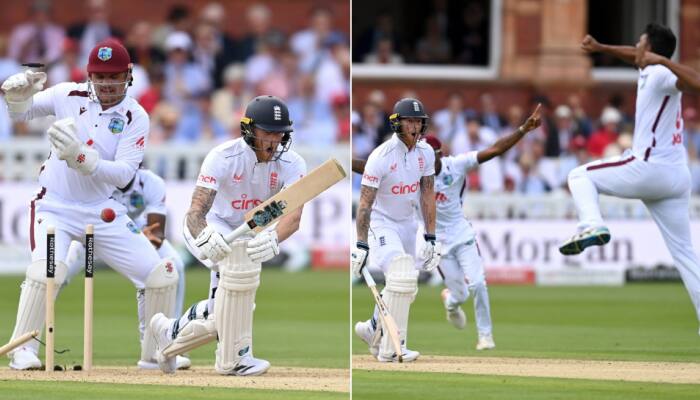 WATCH: Ben Stokes Shell-Shocked By WI Spinner's Ripping Delivery, Video Goes VIRAL
