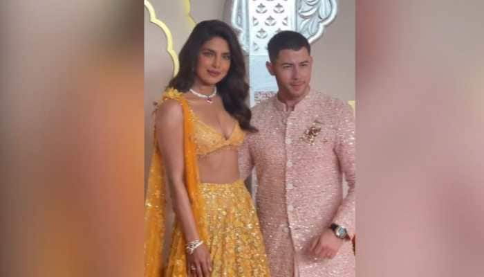 Priyanka Chopra And Nick Jonas Make A Stylish Entrance At Anant Ambani And Radhika Merchant&#039;s Wedding