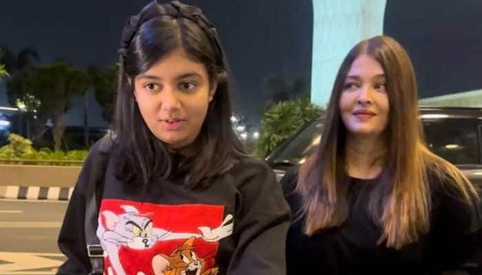 Aaradhya Bachchan Schools Paps To Be 'Careful', Jets Off Twinning With Mom Aishwarya Rai - Watch