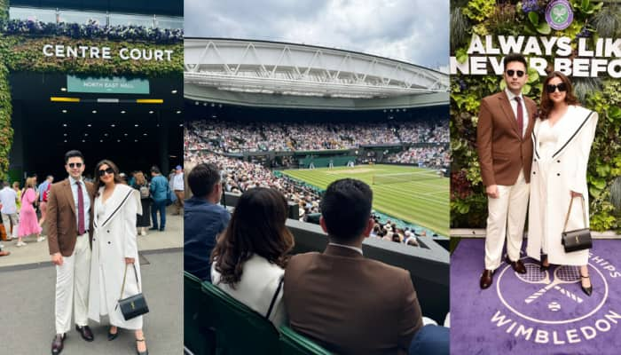 Parineeti Chopra Enjoys Wimbledon Finals with Hubby Raghav Chadha In Stylish Avatar - See Pics