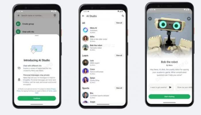 WhatsApp Unveils New Update for iPhone Users, Introduces AI Studio And Chatbots