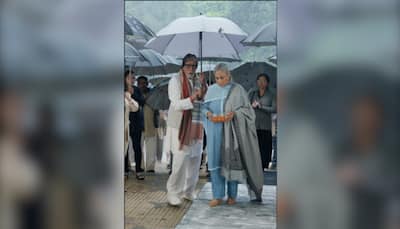 Amitabh Bachchan Holding Umbrella For Wife Jaya Bachchan In Latest Pic Is Giving Major Couple Goals!