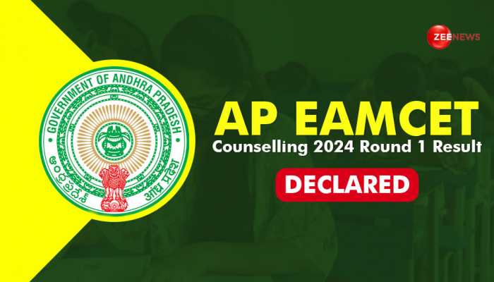 AP EAMCET Counselling 2024: Round 1 Seat Allotment Result Released At eapcet-sche.aptonline.in- Check Direct Link Here