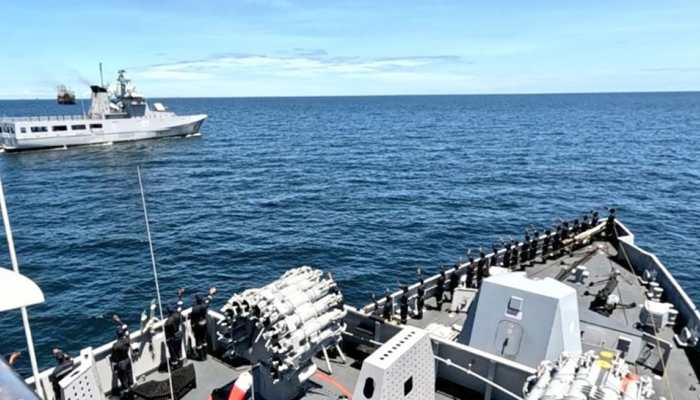 Indian Navy Rescues 8 Indian Crew Members From Sinking Oil Tanker Off Oman Coast Indian Navy Rescues 8 Indian Crew Members From Sinking Oil Tanker Off Oman Coast