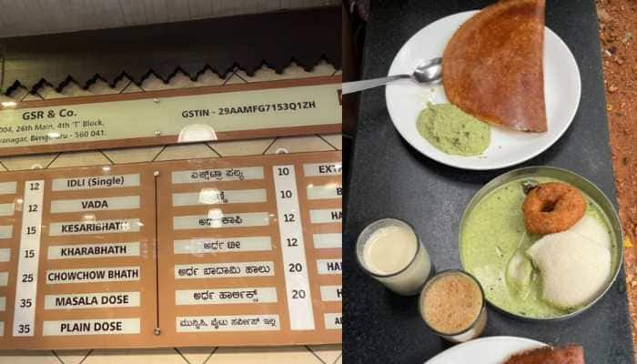 Idli for Rs 10, Masala Dosa for Rs 20: Woman Shocked by Low Prices at Bengaluru Restaurant- Watch Viral Post